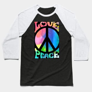 Love and Peace Baseball T-Shirt